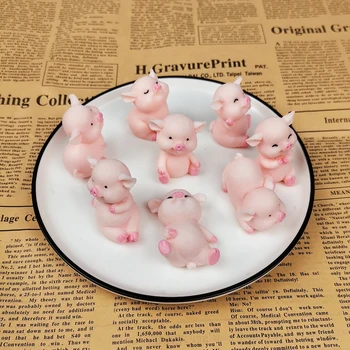 3D Hayvan Sevimli Domuz Şekil Piggy Sabun Sıva Aroma Silikon Kalıp Kalıp DIY el Yapımı el Sanatları Mum Kalıp Alçı Kalıpları