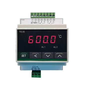 Akıllı Ray Tipi Termostat Dijital sıcaklık kontrol cihazı LED Ekran AC90~260V 10A/250VAC Üst / Alt / Aralık Alarmı