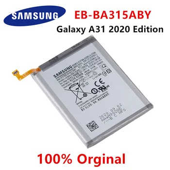 SAMSUNG Orijinal EB-BA315ABY 5000mAh Pil İçin Samsung Galaxy A31 2020 Sürümü SM-A315F/DS SM-A315G / DS Cep telefonu