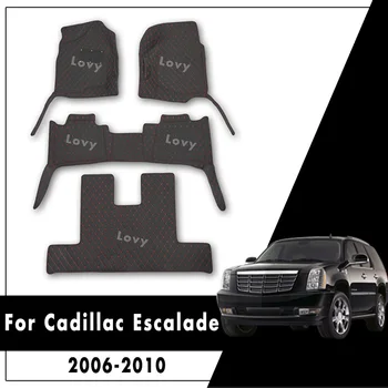 Araba Paspaslar Cadillac Escalade 2010 İçin 2009 2008 2007 2006 (7 koltuk) halı Dash Oto Şekillendirici Aksesuarları Kapakları Ayak Pedalları