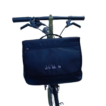Katlanır Bisiklet Ön Çanta ve Panniers Kullanımı Brompton Birdy Bisiklet saklama çantası çanta sbag Yağmur Geçirmez Kapaklı Çanta Montaj