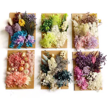 DIY Kurutulmuş Çiçekler Reçine Kalıp Yapımı için Aromaterapi Mum Gerçek Çiçek Reçine Dolgular için Tırnak Sanat Ev Zanaat Reçine Döküm