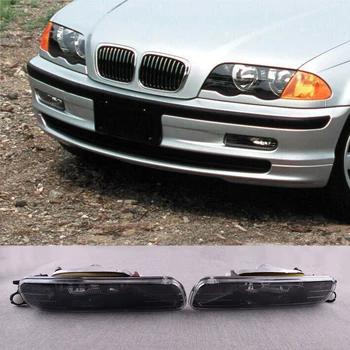 1 Çift Araba Plastik Ön Sol Sağ Tampon Sis İşık Lambası 63178361951 63178361952 BMW için Fit E46 3 Serisi 1999 2000 2001