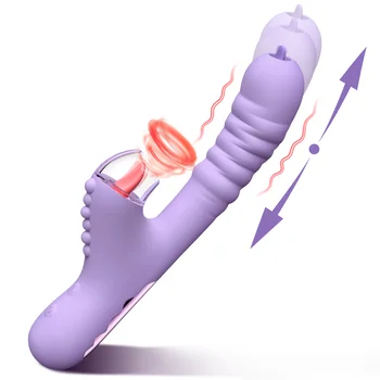 AAV 9.5 İnç Tavşan Vibratör 4 in 1 Sokmak Dildo Vibratör Klitoris Emme G Noktası Klitoris Stimülatörü Seks Oyuncakları Kadınlar için Seks Shop