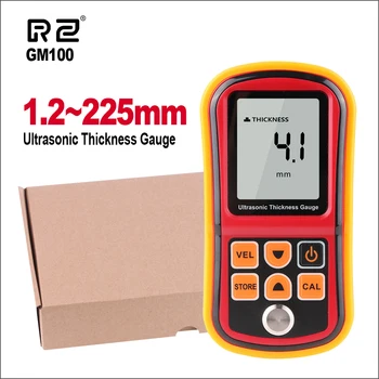 RZ Ultrasonik kalınlık ölçer Metre Kaplama Boya Kalınlığı Ölçer Aralığı 1.2-220MM Dijital Boya ölçü testi