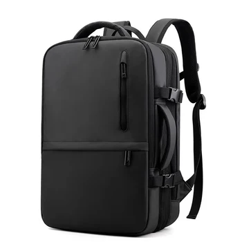 Erkek iş sırt çantası Yüksek Kaliteli Dizüstü Sırt Çantası USB Şarj laptop çantası Su Geçirmez Daypacks Mochila Lüks Genç Sırt Çantası