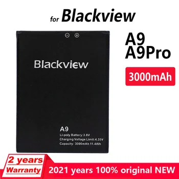 Orijinal 3000mAh pil Blackview A9 / A9 Pro Cep Telefonu Orijinal Yedek Yüksek Kaliteli Piller Bateria + İzleme Kodu