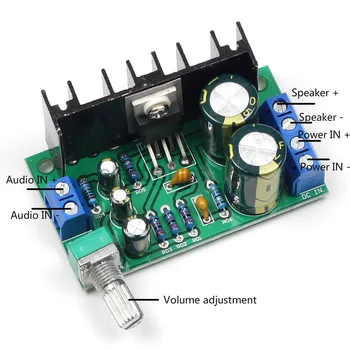 TDA2050 DC 12-24V Mono Amplifikatör Kurulu 5W-120W Dijital Ses Güç AMPLİFİKATÖRÜ Ses Kontrolü İle Ev Hoparlörler İÇİN