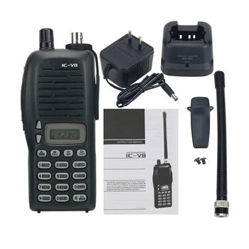 IC - V8 VHF Telsiz 5.5 W VHF Radyo el telsizi 1650Mah Ni-Mh Pil ile ICOM için