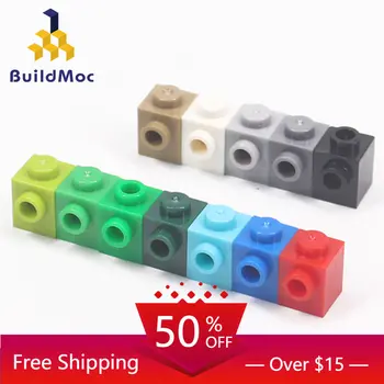 10 ADET MOCAssembles Parçacıklar 87087 1x1 Blok DIY Yapı Taşları Darbelere ile Uyumlu Marka Eğitici Oyuncaklar çocuklar İçin