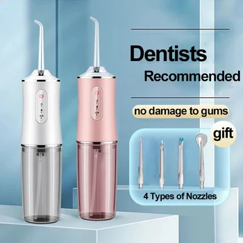 Taşınabilir diş ağız duşu diş duşu Pick Ağız Temizleme Makinesi Irrı USB şarj edilebilir Ölçekleyici Diş Irrigator Diş