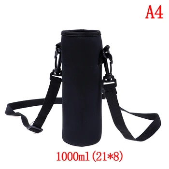 1 adet 420-1500ML neopren kılıf Tutucu kol kapağı Spor Su Şişesi Çantası Yalıtımlı çanta taşıyıcı Kupa Şişe Kupası