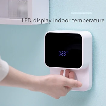 LED Ekran Otomatik İndüksiyon Köpük El Yıkama Sensörü Köpük Ev Kızılötesi Sensör Evler İçin Alışveriş Merkezi WC