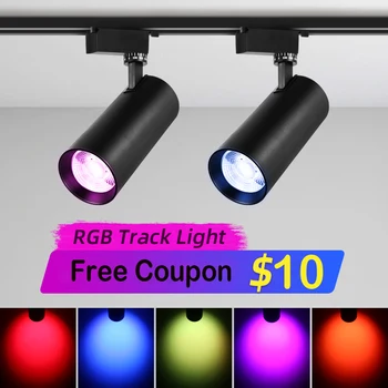 Seti RGB LED ray lambası disko ışık Spot AJ fikstür Sahne aydınlatma Spot lamba atmosfer parti ışıkları Bar dans odası KTV