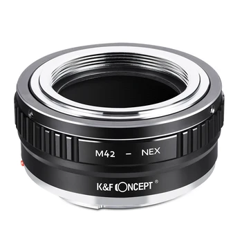 K & F KONSEPT Kamera Adaptör Halkası M42-NEX lens adaptörü Halka Sony NEX E-montaj NEX NEX3 NEX5n NEX5t A7 A6000 Kamera Gövdesi
