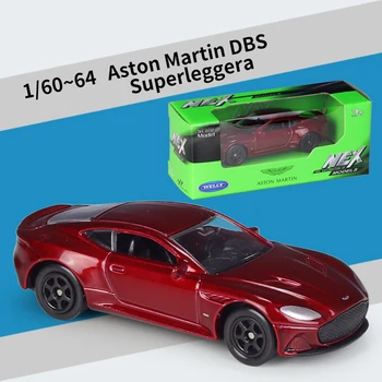 1: 64 Aston Martin DBS Superlaggera Supercar Metal Oyuncak Alaşım Araba Diecasts ve Oyuncak Araçlar Araba Modeli Model Araba Çocuklar İçin