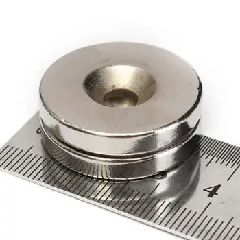 2 Adet 30x5mm Mıknatıs Malzeme N50 Süper Güçlü Nadir Toprak Neodimyum Mıknatıs Yuvarlak Disk Delik Blokları