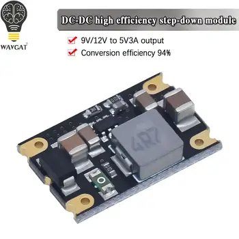 WAVGAT Dc-dc güç modülü 9 V / 12 V için 5V3A yüksek verimli buck modülü girişi 6 v için 16 V