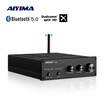 AIYIMA Ses A300 TPA3255 Bluetooth 5.0 Amplifikatör 300Wx2 QCC3034 APTX Stereo Amp ES9023 Çözme XLR Dengeli Ev Sineması DIY