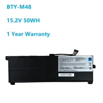 BTY-M48 Laptop Batarya İçin MSI PS42 8RB 8RA 8RC İçin MECHREVO S1 S1-C1 4ICP5/41 / 119 BTY-M48 15.2 V 50WH / 3390mAh