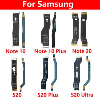 10 Adet, LCD Ekran Anakart Anakart Konektörü Ana Kurulu Flex Kablo Samsung Not 10 Lite 20 S10 S20 Artı Ultra Fe