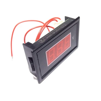 Dijital AC Voltmetre 60 V-500 V Volt Test Cihazı gerilim dedektörü panel metre Ölçer Kırmızı Led Ekran Ücretsiz kargo