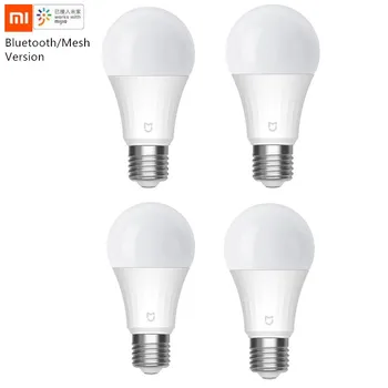 Xiaomi Mijia LED Akıllı Bulb5W Akıllı Lamba Bluetooth Mesh Sürüm Kontrolü Ses 2700-6500K Ayarlamak Renk Sıcaklığı Mihome App