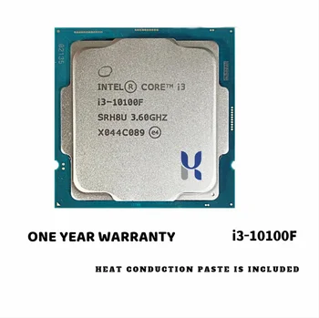 Intel Core i3 - 10100F i3 10100F 3.6 GHz 4 çekirdekli 8 iş parçacıklı CPU işlemci L2 = 1M L3 = 6m 65W LGA 1200