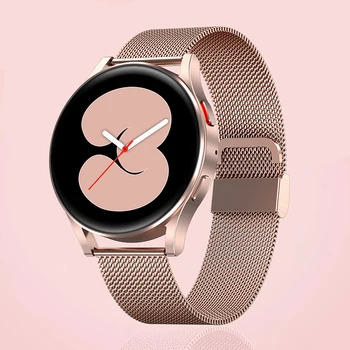 Kadın akıllı saat Tam Dokunmatik ekran Desteği Arama Kalp Hızı Kan Basıncı Çok spor modu Akıllı Saat Bayanlar Smartwatch