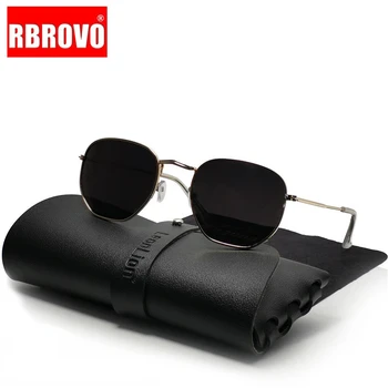 RBROVO Metal Vintage Poligon Güneş Gözlüğü Erkekler 2022 Lüks Marka Gözlük Erkekler İçin/Kadın Tasarımcı Gözlük Erkek Oculos De Sol Masculino