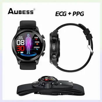 E400 EKG PPG Kan Şekeri akıllı saat Erkekler IP68 Su Geçirmez Spor İzci Vücut Sıcaklığı Kalp Hızı spor akıllı bilezik
