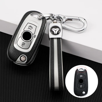 Buick Verano için ENCORE GX GL6 Opel Vauxhall Astra için K Corsa E TPU Araba Katlanır anahtar Kılıfı Çanta Kabuk Tutucu Aksesuarları