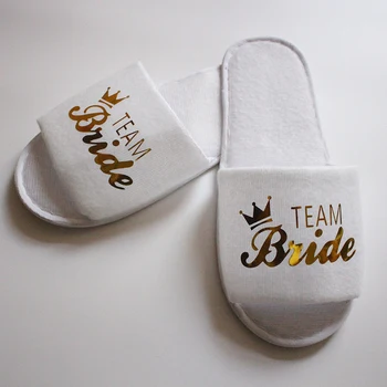 Konuk otel terlikleri Düğün Parti Hizmetçi Onur Nedime Terlik Otel Seyahat Spa Ayakkabı Yeni Altın Glitter Mektup Flip Flop