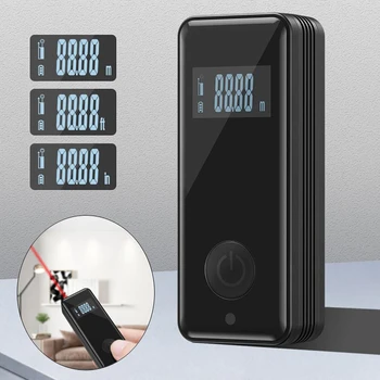 Çok fonksiyonlu 30 M Dijital Lazer Menzil Akıllı Dijital Lazer Mesafe Ölçer Aralığı Taşınabilir USB Mini Şarj Telemetre