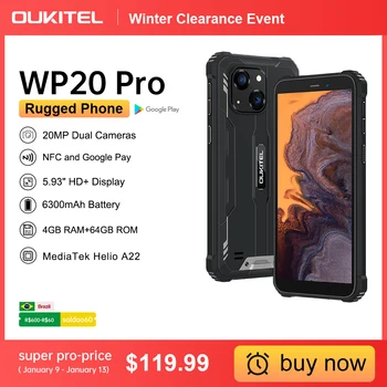Oukıtel WP20 Pro güçlendirilmiş akıllı telefon 5.93