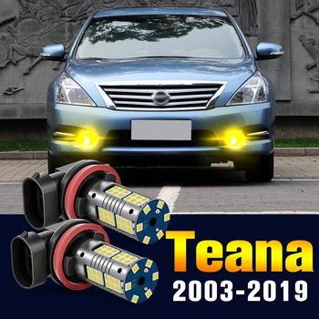 2 x LED sis ampul lamba Nissan Teana 1 2 3 J31 J32 J33 için 2003-2019 2010 2011 2012 2013 2014 2015 2016 2017 2018 Aksesuarlar