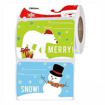 50-250 Adet Noel Etiketleri Sızdırmazlık Etiket Estetik Kraft Kağıt Teşekkür Ederim Kırtasiye Kaynağı Dekoratif Karalama Defteri