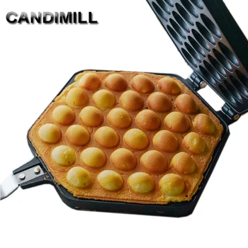 Kabarcıklı waffle makinesi Pan Çıtır Eggettes Omlet Kalıp Yumurta Waffle Kek fırın tepsisi Demir Parçaları Muffin Yapışmaz Plaka