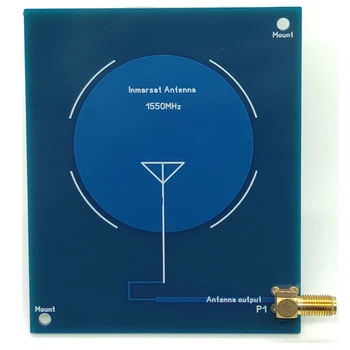 1.5 Ghz Dişi SMA Konnektör PCB Anten 1550Mhz Inmarsat L-Band AERO / STD-C Uydurma RHCP / Doğrusal Sinyaller