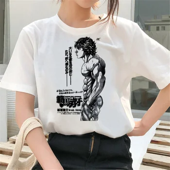 baki giyim tshirt erkek japon baskı grafik y2k grunge tshirt t-shirt streetwear anime