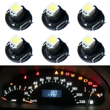 6X T3 T4.2 T4.7 LED Neo Kama Anahtarı Radyo Klima Kontrol Ampul Enstrüman Dashboard Dash Gösterge ışığı Ampul Ac Paneli Ampul