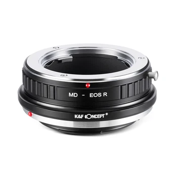 K & F Konsept MD-EOS R Kamera lens adaptörü Halka Değiştirme Minolta MD Lens Canon RF Lens Montaj Adaptörü M15194 Fotoğraf