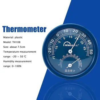Termometre Dayanıklı Çevre Sıcaklık Nem Ölçer Arama Ölçekli Masaüstü Higrometre Çift Ölçer Evler, Ofisler İçin