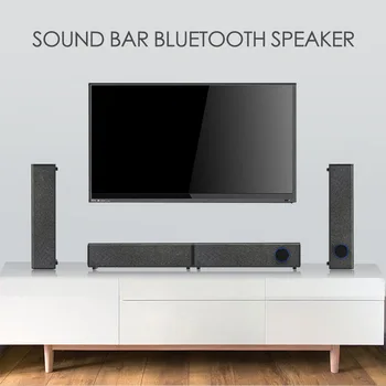 Bluetooth hoparlör Yüksek Güç Soundbar Ayrılabilir TV Hoparlör Ses Çubuğu Sistemi Bilgisayar Hoparlörleri Müzik Merkezi AUX RCA kablosu ile