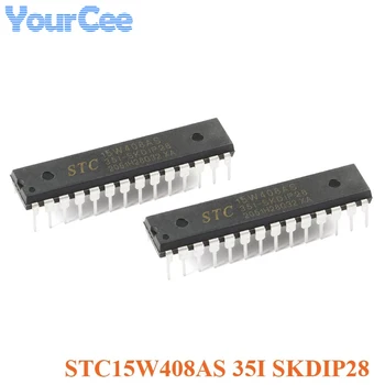 5 adet STC15W408AS Mikrobilgisayar Mikrodenetleyici MCU SMD STC15W408AS-35I-SKDIP28 1T 8051 Tek Çip IC