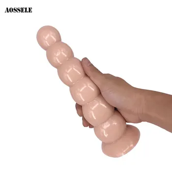 Vantuz Uzun Dildos Gerçekçi Yapay Penis Yetişkin Seks Oyuncakları Kadın Erkek Mastürbasyon Anal Yapay Penis Anal Butt Plug Boncuk Erotik oyuncaklar