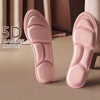 5D Masaj Bellek Köpük ayakkabı tabanlığı Taban Nefes Yastık Desteği Koşu Ayak Ortopedik Tabanlık Plantillas Ortopedicas