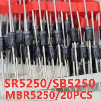 Yeni orijinal Schottky diyot 5A 250 V SR5250 SB5250 MBR5250 HBR5250 20 adet / grup