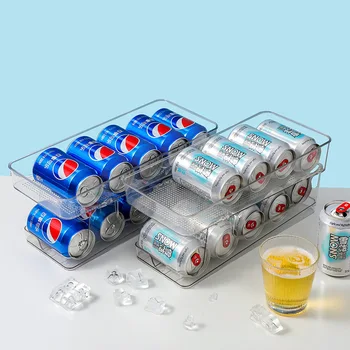 Buzdolabı Organizatör Kutuları soda içecek şişesi Tutucu Buzdolabı Organizatör Kiler Organizatör mutfak Depolama Raf Konteyner