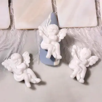 2 Adet 3D Melek Desen Kübik Zirkonya DIY Tırnak Dekor Nail Art Pullu çıkartma Tırnak Pul DIY Çıkartmaları Tırnak Dekorasyon